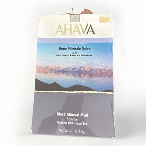 Ahava Black Mineral Mud from The Dead Sea 2.2 Lb/1 Kg